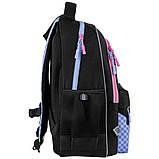 Рюкзак шкільний GoPack Education Dream 41x29x17 см, 15 л ,чорний (130-145 см), фото 4