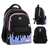 Рюкзак шкільний GoPack Education Dream 41x29x17 см, 15 л ,чорний (130-145 см), фото 3