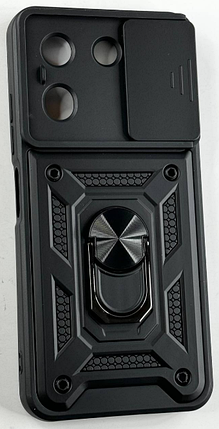 PC + TPU чохол Camshield armor на ZTE Blade A34 / чорний, фото 1