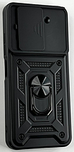 PC + TPU чохол Camshield armor на ZTE Blade A34 / чорний, фото 3