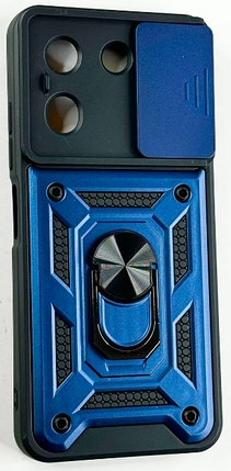 PC + TPU чохол Camshield armor на ZTE Blade A34 / синій, фото 1