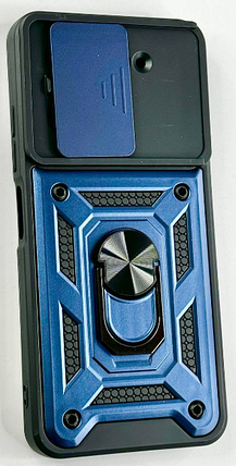 PC + TPU чохол Camshield armor на ZTE Blade A34 / синій, фото 2