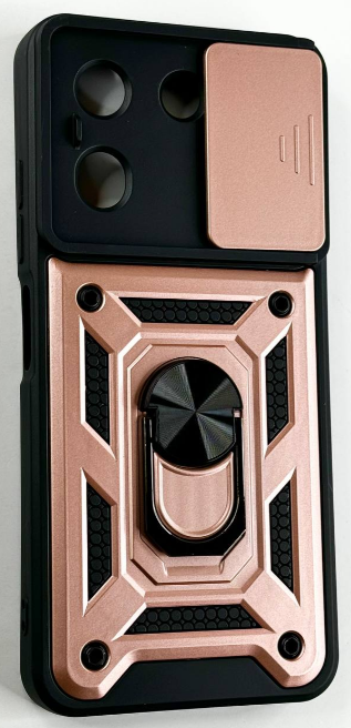 PC + TPU чохол Camshield armor на ZTE Blade A34 / рожевий