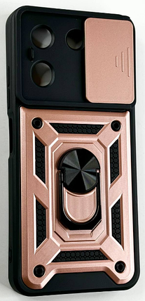 PC + TPU чохол Camshield armor на ZTE Blade A34 / рожевий, фото 1
