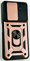 PC + TPU чохол Camshield armor на ZTE Blade A34 / рожевий, фото 3