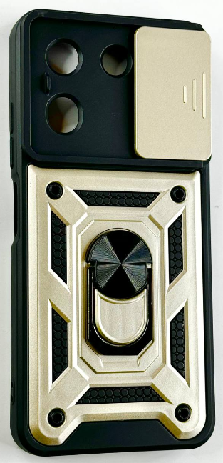 PC + TPU чохол Camshield armor на ZTE Blade A54 / золотий