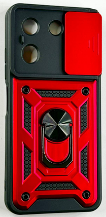 PC + TPU чохол Camshield armor на ZTE Blade A34 / червоний, фото 1