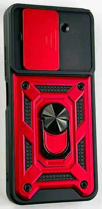 PC + TPU чохол Camshield armor на ZTE Blade A34 / червоний, фото 3