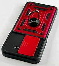 PC + TPU чохол Camshield armor на ZTE Blade A34 / червоний, фото 5