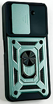 PC + TPU чохол Camshield armor на ZTE Blade A34 / зелений, фото 3