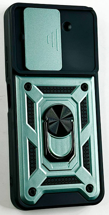 PC + TPU чохол Camshield armor на ZTE Blade A54 / зелений, фото 2
