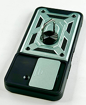 PC + TPU чохол Camshield armor на ZTE Blade A54 / зелений, фото 4