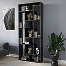 Відкритий вертикальний стелаж для книг і квітів на 11 відділень Книжкова полиця роздільник кімнат 90 см, фото 2