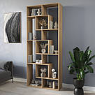 Відкритий вертикальний стелаж для книг і квітів на 11 відділень Книжкова полиця роздільник кімнат 90 см, фото 6