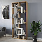Відкритий вертикальний стелаж для книг і квітів на 11 відділень Книжкова полиця роздільник кімнат 90 см, фото 7