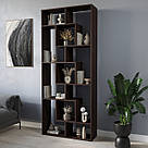 Відкритий вертикальний стелаж для книг і квітів на 11 відділень Книжкова полиця роздільник кімнат 90 см, фото 10