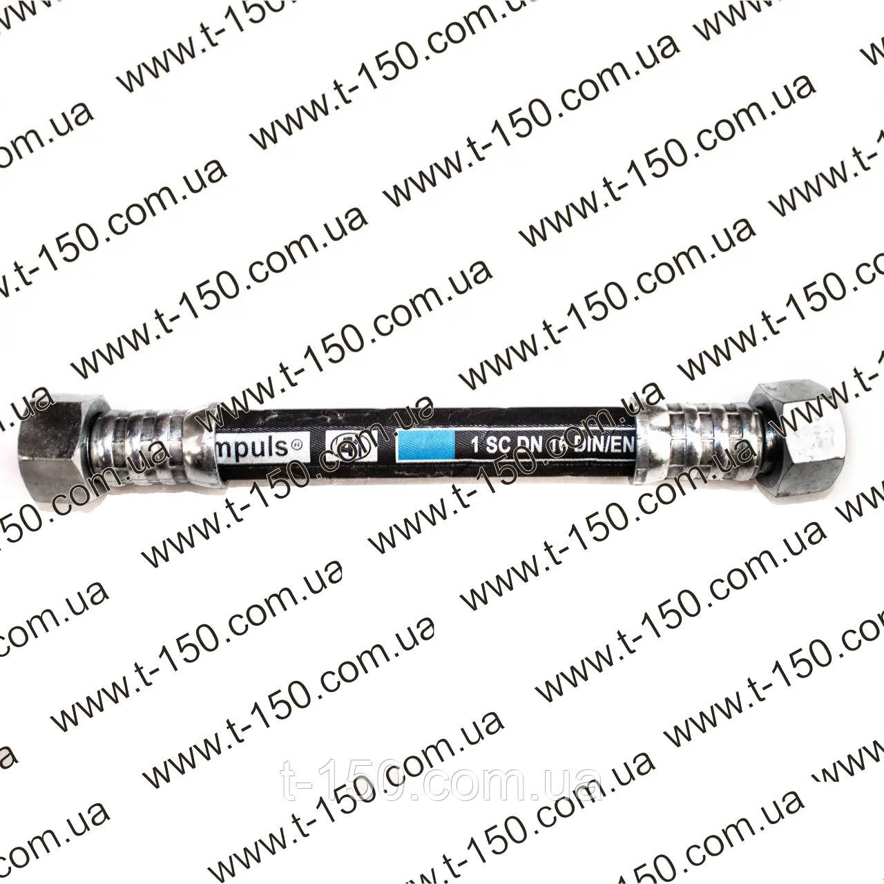 Шланг радіатора масляного Т-150 СМД-60 (РВД S32 L=250 1SN DN 16 вир-во Агро-Імпульс), фото 1