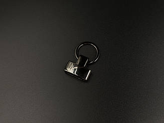 Тримач для брелока 22мм. Колір темне срібло.