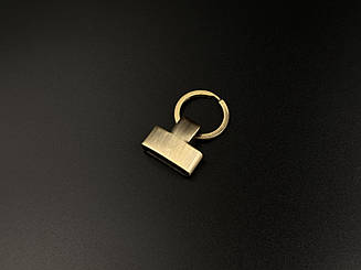 Тримач для брелока 22мм. Колір стара латунь.