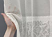 Уцінка! Готова тюль (3х2,7м) жакард, колекція "Greta". Колір кремовий. Код 1433т 49-149, фото 4