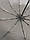 Жіноча автоматична парасоля на 10 подвійних карбонових спиць від Bellissimo з омбре ефектом, сірий, М 0634-5, фото 5