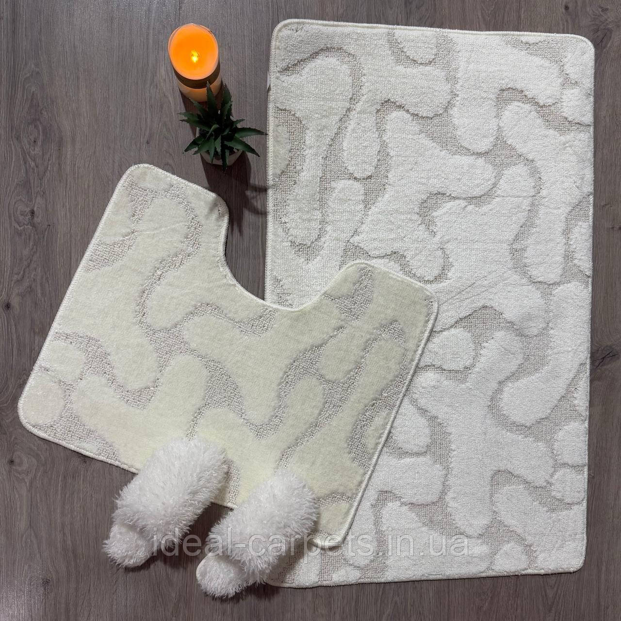 Комплект у ванну Classik 60*100 та 60*50см 154-Крем 0757