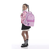Рюкзак шкільний GoPack Education Self Love Club 41x29x17 см, 15 л, рожевий  (130-145 см), фото 11