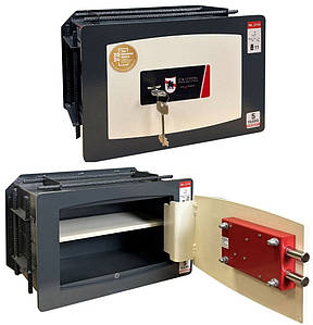 Вбудовуваний сейф Griffon WL.2319.K | Надійний стінний сейф з ключовим замком для дому та офісу