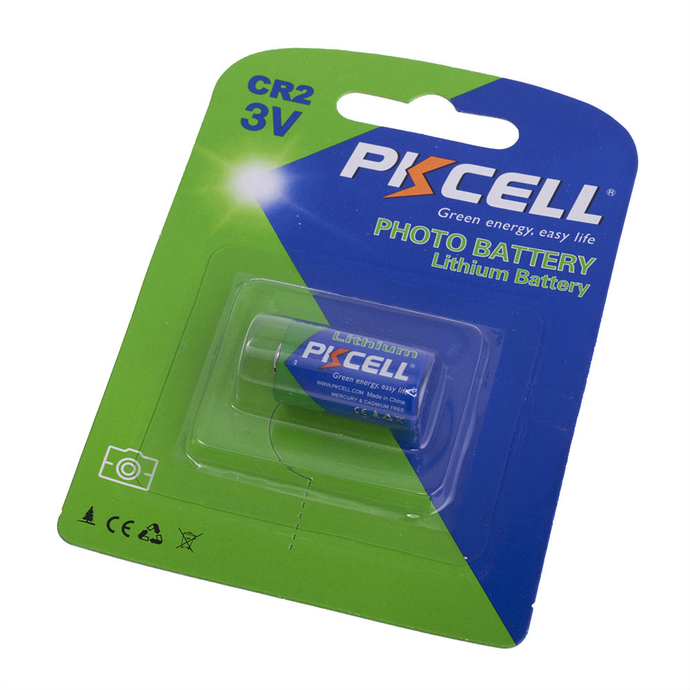 Батарейка PKCELL CR2 (3.0V, 850 mAh) літієва