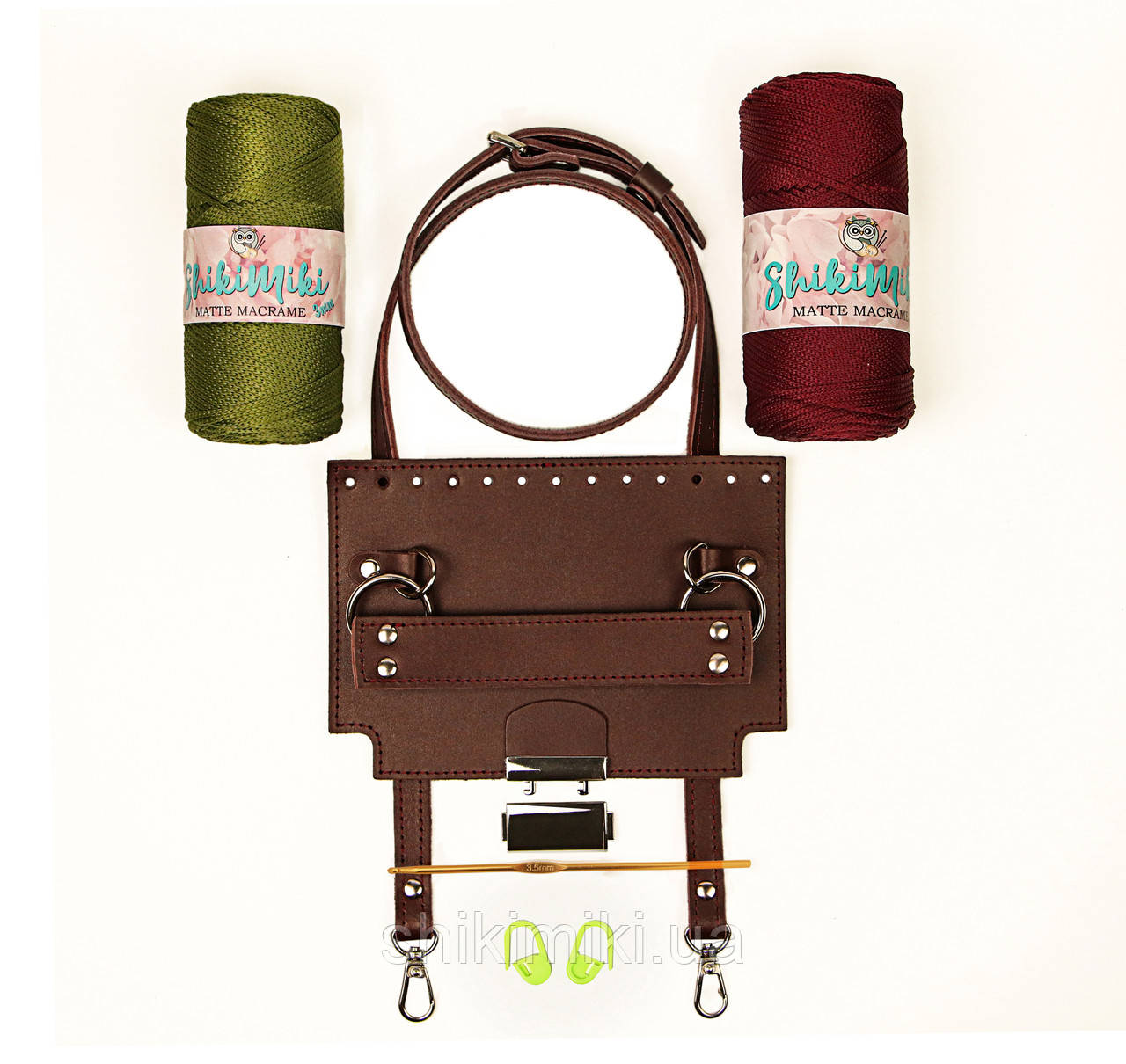 Подарунковий набір сумки Лілі, колір Винний, фото 1