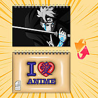 Блокнот на пружині в клітинку 48 арк. Boruto / Боруто – нове покоління Наруто 003