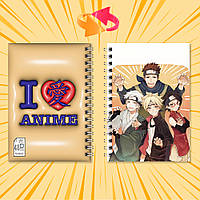 Блокнот на пружині в клітинку 48 арк. Boruto / Боруто – нове покоління Наруто 004