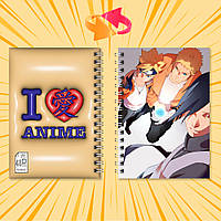 Блокнот на пружині в клітинку 48 арк. Boruto / Боруто – нове покоління Наруто 005