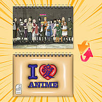 Блокнот на пружині в клітинку 48 арк. Boruto / Боруто – нове покоління Наруто 008