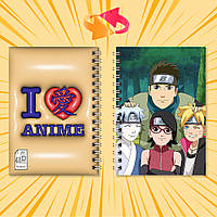 Блокнот на пружині в клітинку 48 арк. Boruto / Боруто – нове покоління Наруто 011