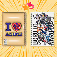 Блокнот на пружині в клітинку 48 арк. Boruto / Боруто – нове покоління Наруто 014