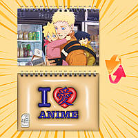 Блокнот на пружині в клітинку 48 арк. Boruto / Боруто – нове покоління Наруто 015