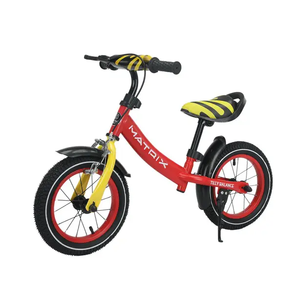 Дитячий біговел Balance Tilly 12" Matrix T-21259 Червоно-жовтий