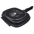 Сковорода Crown Baccara складана з антипригарним покриттям подвійна, чорна 28 см (4734-4), фото 2