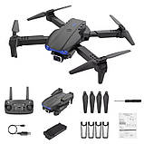 Дрон, квадрокоптер E99 Pro Max с FPV 4K, HD до 20хв польоту, + кейс в комплекті, фото 6