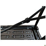 Лавочка складна Джилі пластикова rattan brown, для вулиці, кемніпнгу, виїзду на природу, ТМ Амф, фото 8