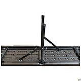 Лавочка складна Джилі пластикова rattan brown, для вулиці, кемніпнгу, виїзду на природу, ТМ Амф, фото 7