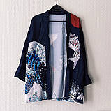 Повсякденне унісекс хаорі в східному стилі «Карпи Коі», фото 2