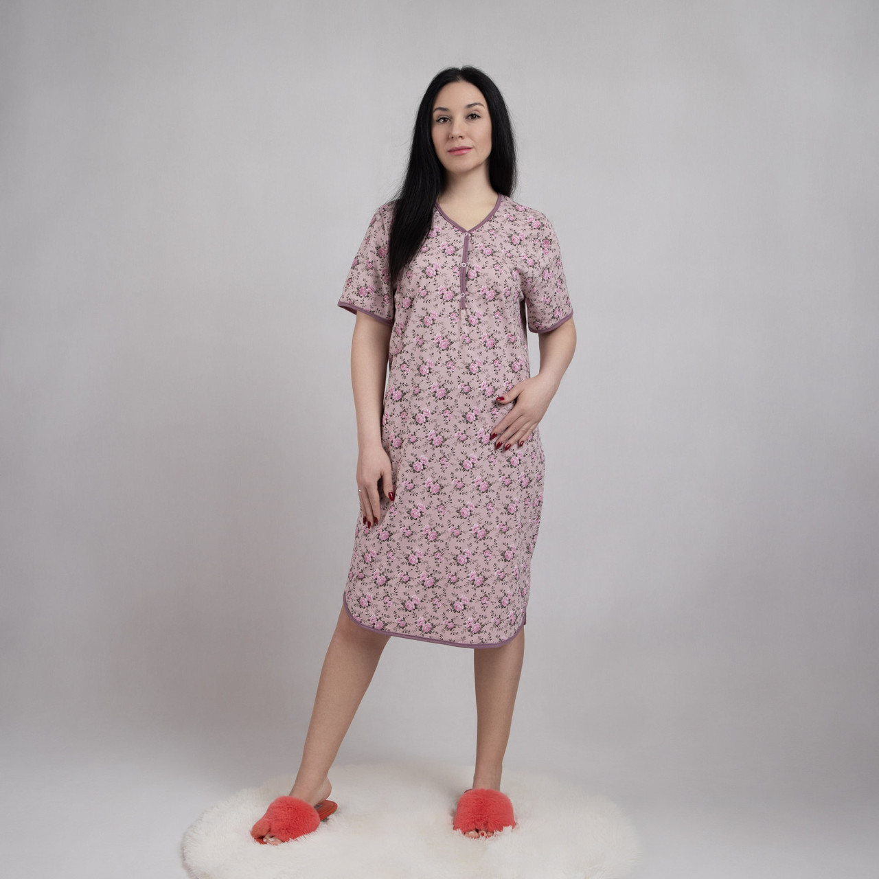 Батальна нічна сорочка бавовняна р.52-66