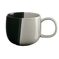 Чашка порцелянова Asa Selection Joy 400 мл сіра з чорним 16063286