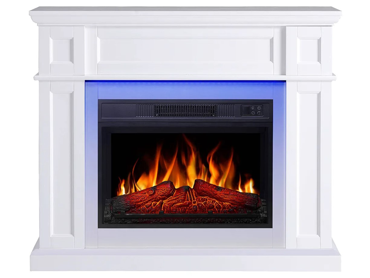 Камінокомплект Електрокамін ArtiFlame Linz AF23S білий з LED підсвічуванням Електричний 3D Камін, фото 1