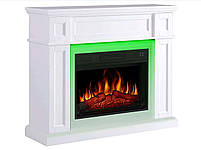 Камінокомплект Електрокамін ArtiFlame Linz AF23S білий з LED підсвічуванням Електричний 3D Камін, фото 3