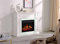 Камінокомплект Електрокамін ArtiFlame Linz AF23S білий з LED підсвічуванням Електричний 3D Камін, фото 6