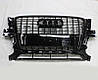 Решітка радіатора, стиль SQ5 (чорна окантовка, чорна сітка) Audi Q5 2008-2011, фото 2