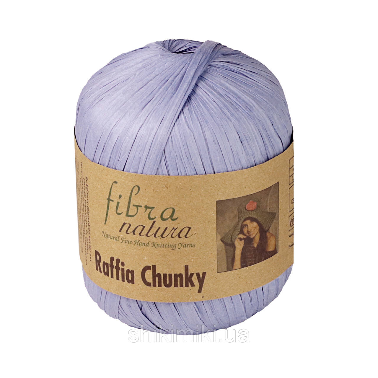 Пряжа Raffia Fibranatura Chunky, колір Небесний, фото 1